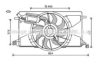 AVA QUALITY COOLING FD7565 Fan, radiator